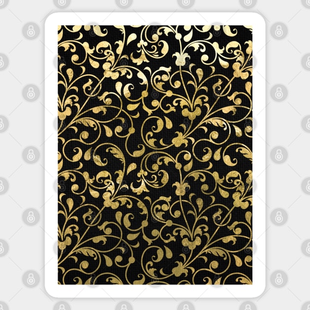 Arabic Gold pattern #5 Sticker by GreekTavern